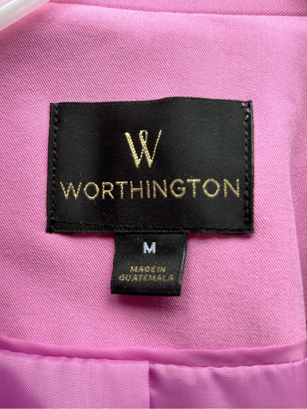 Women's Pink Single-Button Blazer - Picture 2 of 5